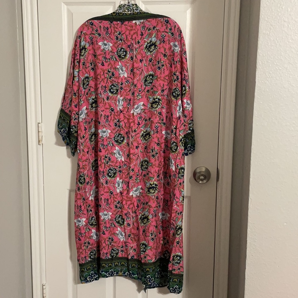 NWT Anthropologie Floral Vine Kimono - Picture 6 of 6